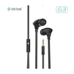 Celebrat G3 Balanced Acoustic Wired Earphones Black - 14 Day Warranty