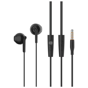 Celebrat G34 Earphone With Microphone HiFi Stereo Sound 120 Cm Length Black - 14 Days warranty