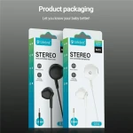 Celebrat G34 Earphone With Microphone HiFi Stereo Sound 120 Cm Length Black - 14 Days warranty