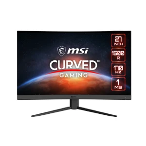 MSI G27CQ4 E2 27inch 1500R Curved Gaming Monitor 2K  2560 × 1440 WQHD, VA, 170Hz, 1ms, FreeSync Premium, HDMI, DisplayPort, Height Adjustable