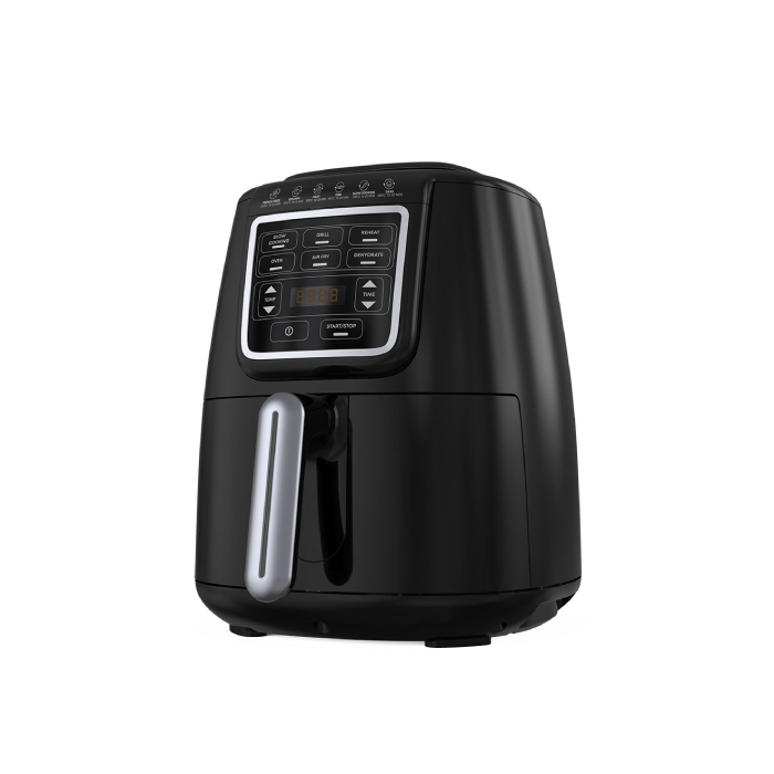 TORNADO Air Fryer 1550 Watt 4 Liter With LED Display Black x Silver THF-1554D-XL-BS