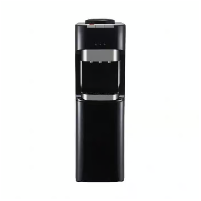 Fresh Water Dispenser 3 Taps Hot Cold Warm With Built-in Refrigerator Black  FW-16BRBH