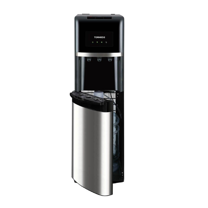 TORNADO Water Dispenser 3 Faucets Hot,Cold and Normal Water Bottom Bottle Black WDM-H40ADE-BK