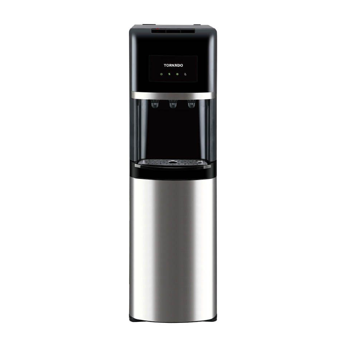 TORNADO Water Dispenser 3 Faucets Hot,Cold and Normal Water Bottom Bottle Black WDM-H40ADE-BK