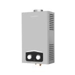TORNADO 10 Liter Gas Water Heater Digital For Natural Gas Silver GHM-C10BNE-S