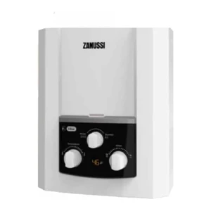 Zanussi Digital 6 Liter Gas Water Heater without Chimmery White ZYG06313WL
