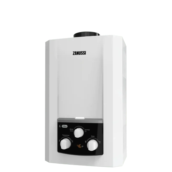 ZANUSSI Digital 6Liter Gas Water Heater white ZYG06113WL