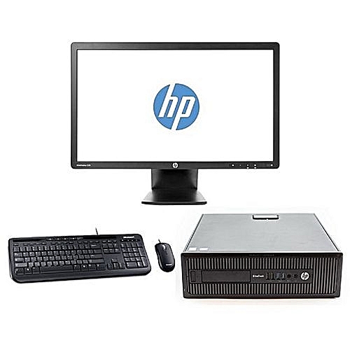 HP ProDesk 600 G1Desktop, Intel i7-4770, 8GB RAM, 500GB + 128GB SSD, GTX 1050 Ti 4GB, 23-inch LED+ Keyboard, Mouse, Data Cable and Power Cable