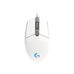 Logitech G102 LIGHTSYNC RGB 6 Button Wired Gaming Mouse – White