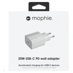 Mophie Wall Adapter Fast Charging Type C 20W EU White