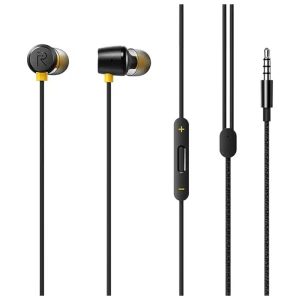 Realme Buds 2 Wired Earphones 3.5mm in-Ear with Mic for Android Smartphones Black