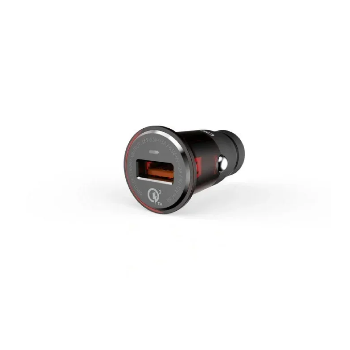 LDNIO C304Q 1Port USB Car Charger Quick Fast Charging 3.0 With Lightning IOS Cable