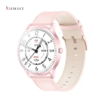 Kieslect Lady Lora Smart Watch 1.32 inch With Additional Strap 280 mAh Battery - Pink