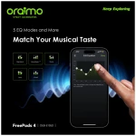 Oraimo FreePods 4 OEB-E105D Bluetooth Earphones with Microphone Black