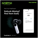 Oraimo FreePods 4 OEB-E105D Bluetooth Earphones with Microphone Black