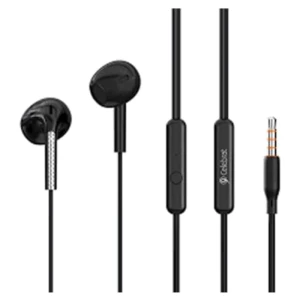 Celebrat G28 Earphone Wired In Ear Earphones with Built-in Microphone Black 14 Day Warranty