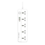 LDNIO SC5415 Power Strip And Ultra-Fast Charger 5 Ac Outlets &amp; 4 USB Ports 2m - White 14 Day Warranty