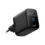 Anker 313 USB-C Wall charger, 45 watt Fast Charging UK Plug Black - A2643G11