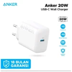 Anker A2347L21 Wall Charger 20 Watt 1 Port USB-C - White