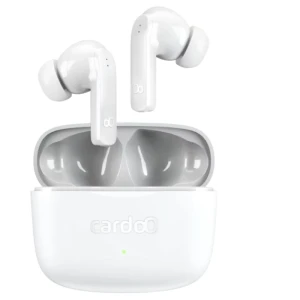 CardoO CEGBUD02 Earbuds Noise Cancelling In Ear Multi Connection Bluetooth 5.3 White