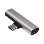 Adapter USB Type C and Jack 3.5mm Gray