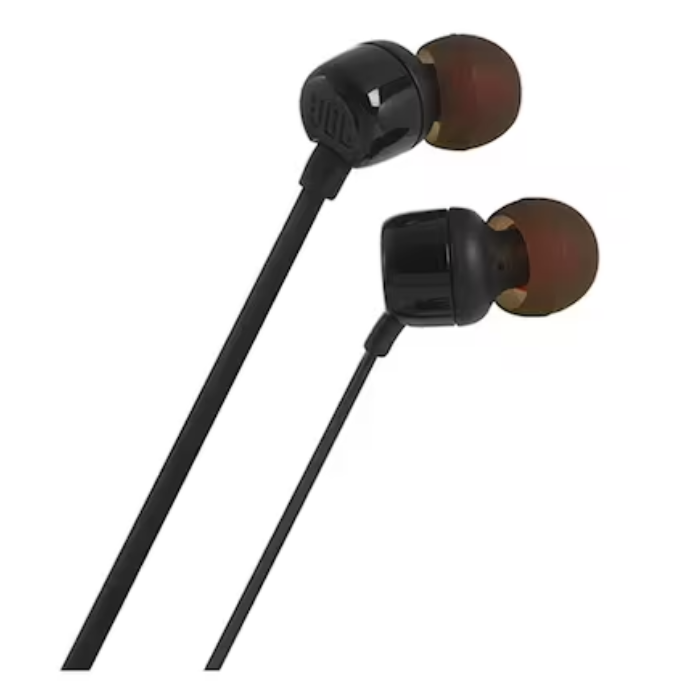 JBL Tune 110 In-ear Stereo Headphones Black