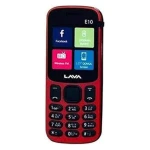 Lava E10 Dual SIM 1.8-inch Mobile phone 2G LTE Red