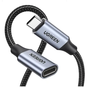 UGREEN USB Type C Extension Braided 10Gbps Charging Cable USB-C 3.2 100W 1Meter