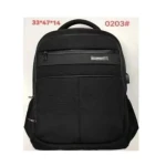 NUOXIYA Laptop Backpack15.6 Inch USB Black 0203