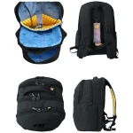 CAT Laptop Backpack15.6 Inch USB Port With Cover Black KH303