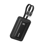 Anker Zolo Power Bank 10000mAh 35W with Built-in Dual USB-C Cables Black - A1680H12