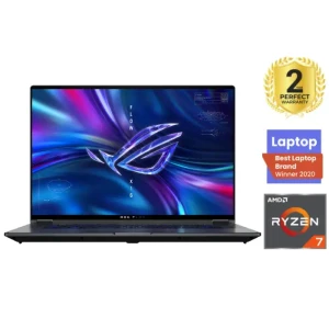 Asus ROG Flow X16 GV601RE-GRY57W Gaming Laptop, 16-inch (2560 x 1600)165Hz Touch, AMD R7-6800HS, 16GB, 512GB SSD, RTX 3050Ti, Win11, 90NR0AT2-M002L0