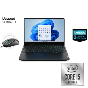 Lenovo IdeaPad Gaming 3 15IMH05, Gaming Laptop, Intel Ci5-10300H, 8GB, 512GB SSD,  15.6-inch 120Hz, GTX 1650Ti 4GB, M100 RGB Mouse, 2Years Warranty