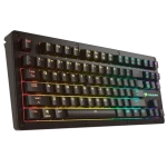 لوحة مفاتيح الألعاب السلكية كوجار  PURI TKL RGBلون اسود