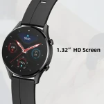 IMILAB W12 Smart Watch 1.32-inch for Men  Black