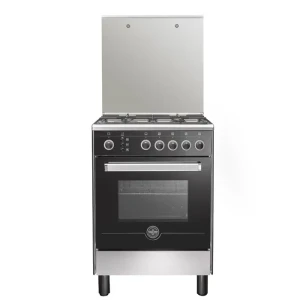 La Germania Freestanding Cooker 4 Gas Burners In Stainless  6N80GRB1X4AWW