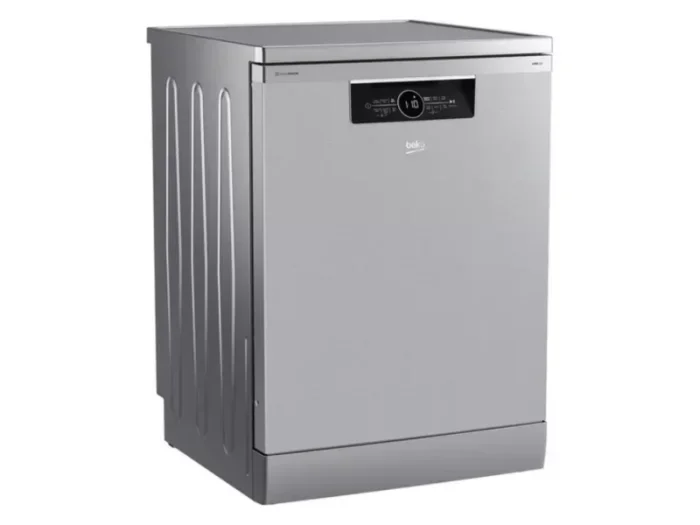 Beko Freestanding Dishwasher, 15 Person, 6 Programs, Inverter, Silver - BDFN36531XC