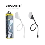 AWEI L10  2 in 1 USB Light LED Bluetooth Speaker Sensor Touch Screen Mini Portable HD Sound (White)