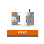 LDNIO C407Q Dual USB Output Car Charger With Cable For IOS