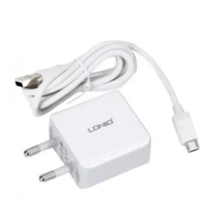 LDNIO, 2-Port USB Home Charger for Samsung (White)