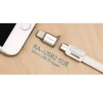REMAX Visual RA-USB2 Micro USB to Lightning Adapter for Apple GOLD