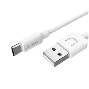 U sams 5V 2A Micro USB Fast Charging Data Cable White (1m)