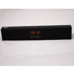 First1 BF-8 Wireless Bluetooth Speaker with LCD Clock Black