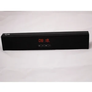 First1, BF-8, Wireless Bluetooth Speaker with LCD Clock , Black