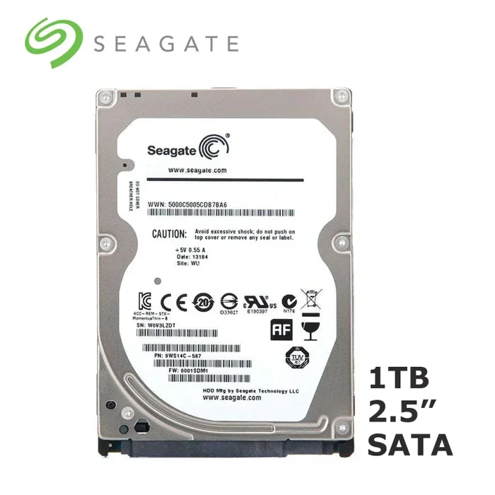 Seagate 1TB 5400 rpm BarraCuda 2.5 Internal Hard Drive