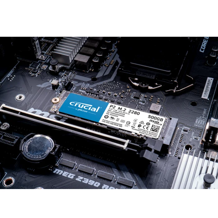 Crucial P2 500GB PCIe M.2 2280 SSD Memory