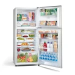 Toshiba Refrigerator No Frost 355 Liters 2 Flat Doors Silver Color  GR-EF40P-R-S