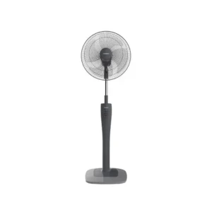 TORNADO Stand Fan 16 Inch with 4 Plastic Blades and 3 Speeds  Grey Or Maroon  TSF-74