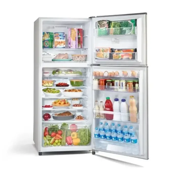 TOSHIBA Refrigerator No Frost 355 Liter 2 Doors Circular handle Silver  GR-EF40P-J-S