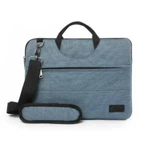 Elite 15.6 inch Laptop Case Protective Sleeve With Hand Strap Blue